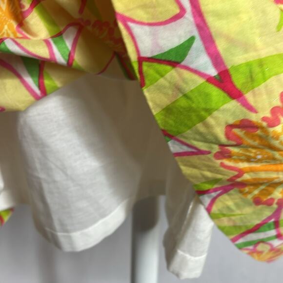 Lilly Pulitzer cotton strapless mini dress with daffodil floral print - Picture 7 of 8